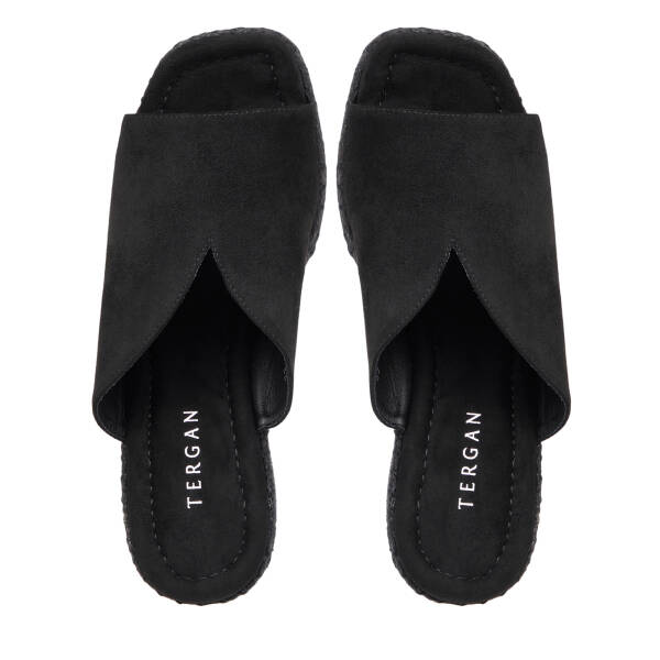 Siyah Tekstil Kadın Terlik - K26Y1TR68727-I46 - 5