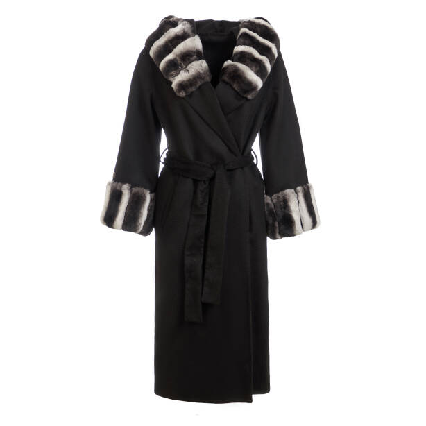 Siyah Tekstil - Kürk Kadın Deri Mont - K23IKM320364-R30 - 1