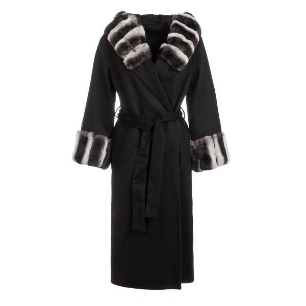 Siyah Tekstil - Kürk Kadın Deri Mont - K23IKM320364-R30 - 1