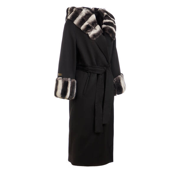 Siyah Tekstil - Kürk Kadın Deri Mont - K23IKM320364-R30 - 2