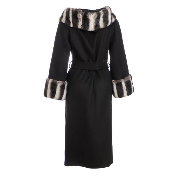 Siyah Tekstil - Kürk Kadın Deri Mont - K23IKM320364-R30 - 4