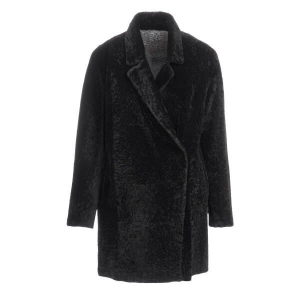 Siyah Tekstil - Kürk Kadın Deri Mont - K24KKM320452-R8X - 1