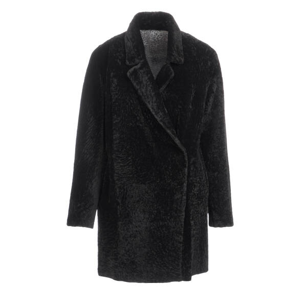 Siyah Tekstil - Kürk Kadın Deri Mont - K24KKM320452-R8X - 1