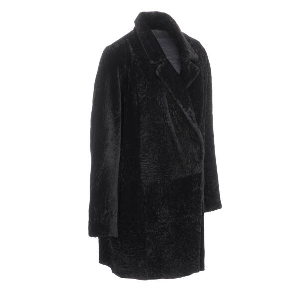 Siyah Tekstil - Kürk Kadın Deri Mont - K24KKM320452-R8X - 2