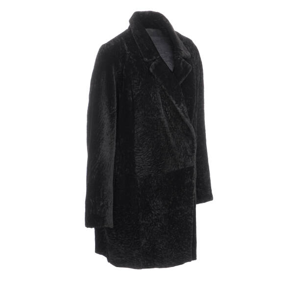 Siyah Tekstil - Kürk Kadın Deri Mont - K24KKM320452-R8X - 2