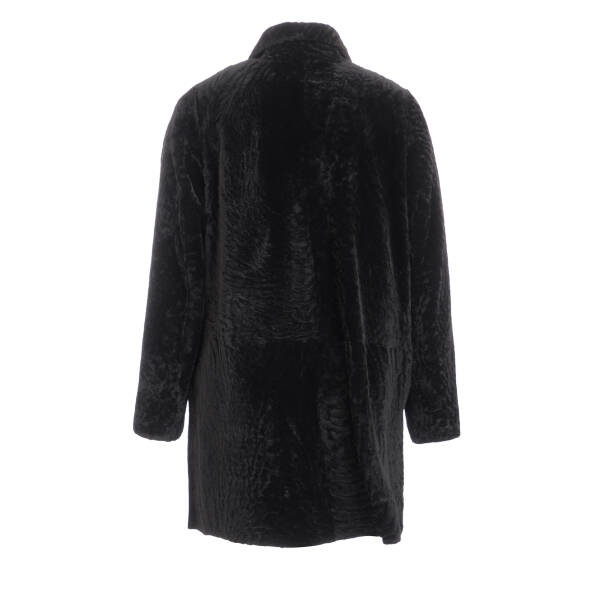 Siyah Tekstil - Kürk Kadın Deri Mont - K24KKM320452-R8X - 4