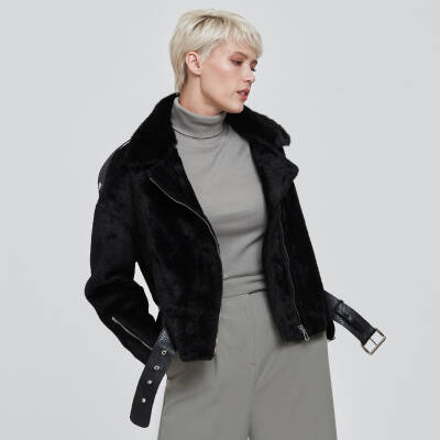 Siyah Tekstil - Kürk Kadın Kürk Mont - K22KKM320310-R32 - 3