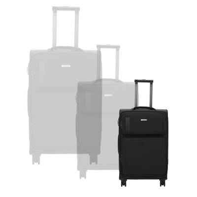 Siyah Tekstil Unisex Valiz - S1SC00047920-D62 - 6