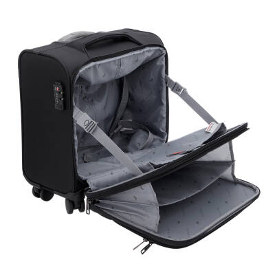 Siyah Tekstil Unisex Valiz - S1SC00048116-D62 - 5