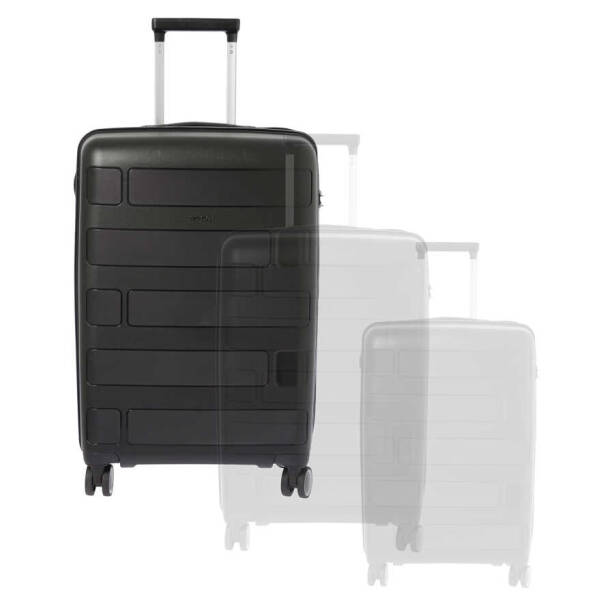 Siyah Unisex Büyük Boy Valiz - S1SC00047228-D62 - Tergan