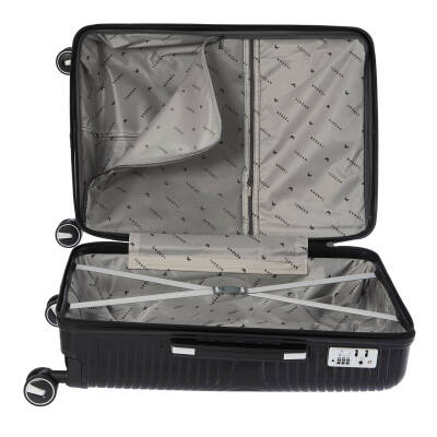Siyah Unisex Büyük Boy Valiz - S1SC00047428-D62 - 4