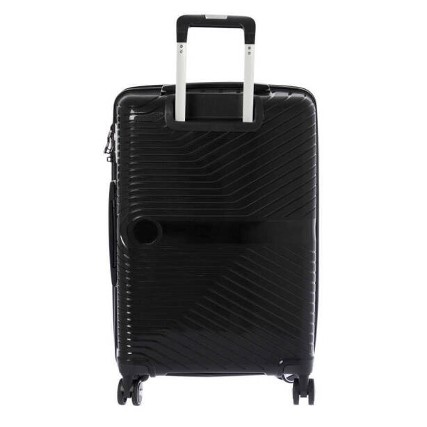 Siyah Unisex Büyük Boy Valiz - S1SC00047428-D62 - Tergan
