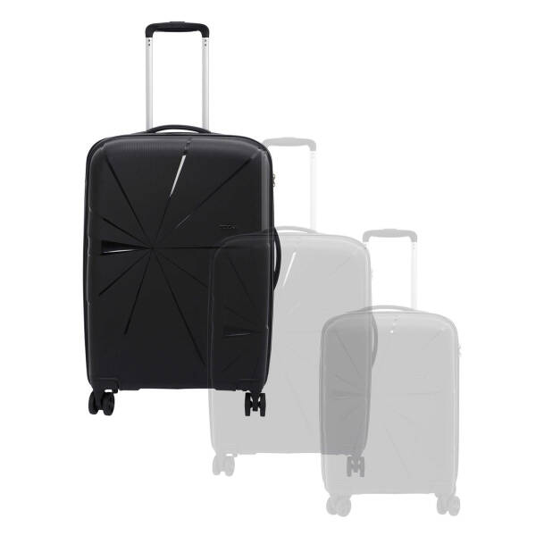 Siyah Unisex Büyük Boy Valiz - S1SC00047828-D62 - 6