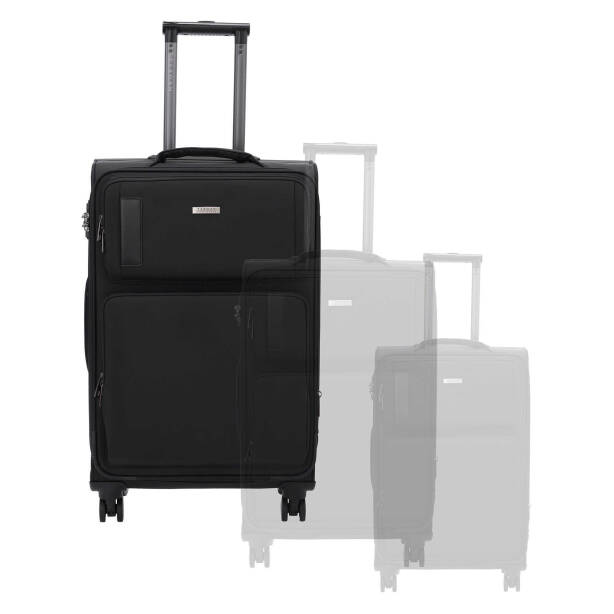 Siyah Unisex Büyük Boy Valiz - S1SC00047928-D62 - Tergan