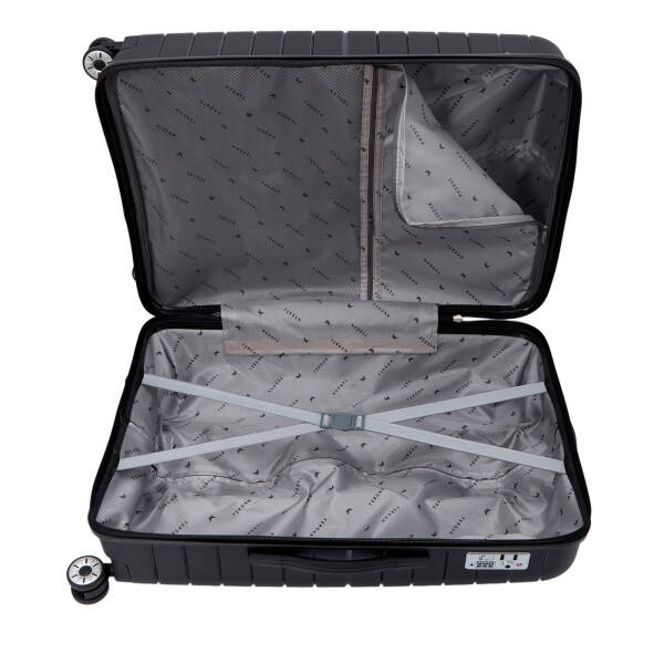 Siyah Unisex Büyük Boy Valiz - S1SC00048228-D62 - 5