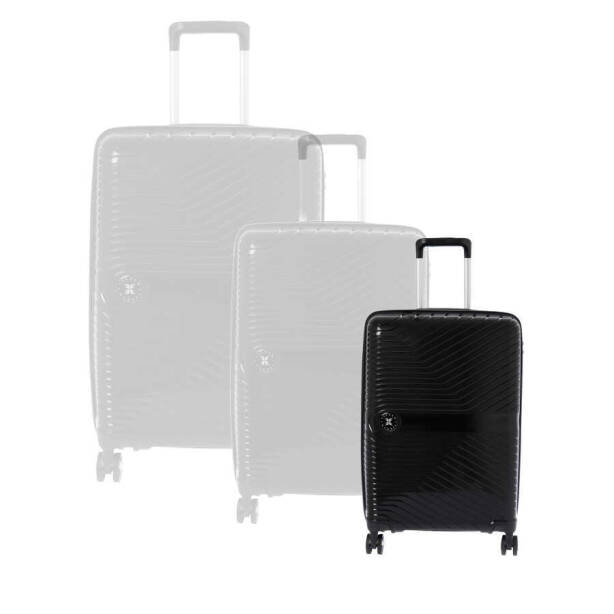 Siyah Unisex Kabin Boy Valiz - S1SC00047420-D62 - Tergan