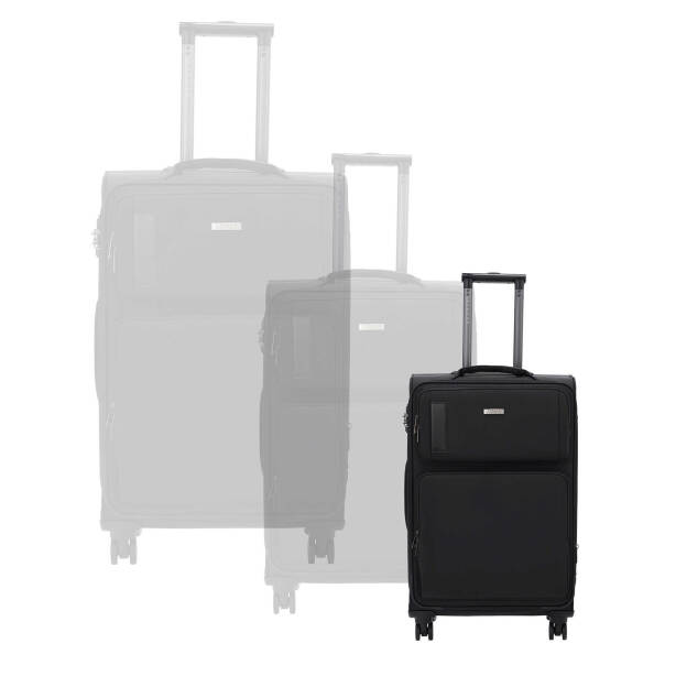 Siyah Unisex Kabin Boy Valiz - S1SC00047920-D62 - 6