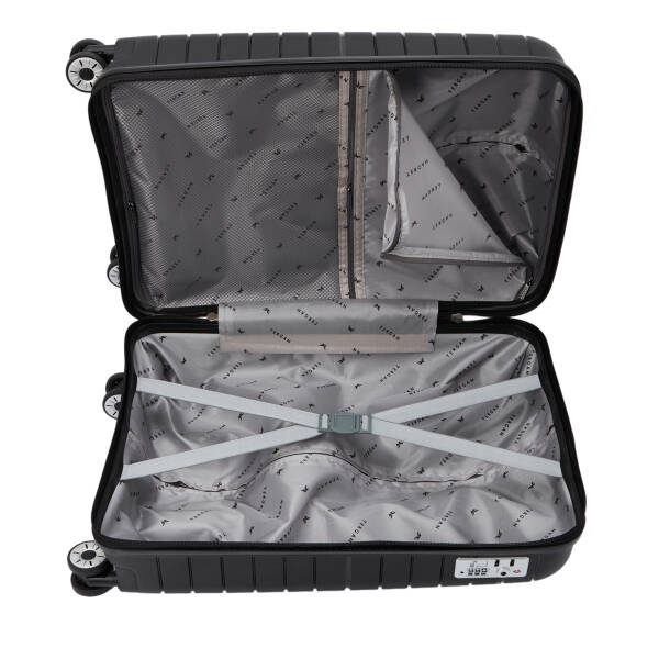 Siyah Unisex Kabin Boy Valiz - S1SC00048220-D62 - 5