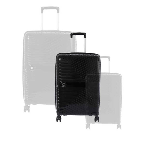 Siyah Unisex Orta Boy Valiz - S1SC00047424-D62 - 6