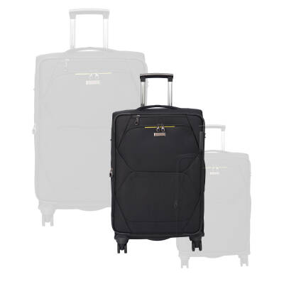 Siyah Unisex Orta Boy Valiz - S1SC00047624-D62 - 6