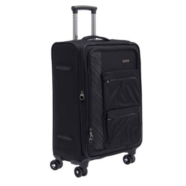 Siyah Unisex Orta Boy Valiz - S1SC00047724-D62 - 2