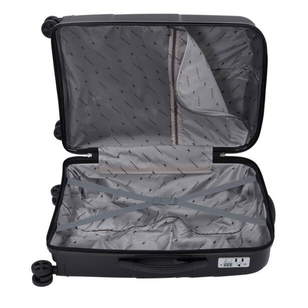 Siyah Unisex Orta Boy Valiz - S1SC00047824-D62 - 5