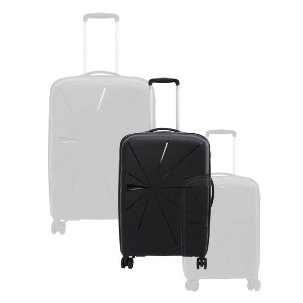 Siyah Unisex Orta Boy Valiz - S1SC00047824-D62 - 6