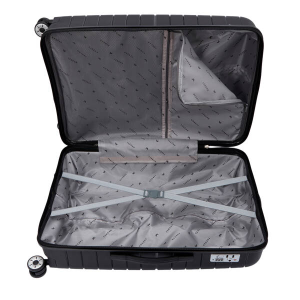 Siyah Unisex Orta Boy Valiz - S1SC00048224-D62 - 5