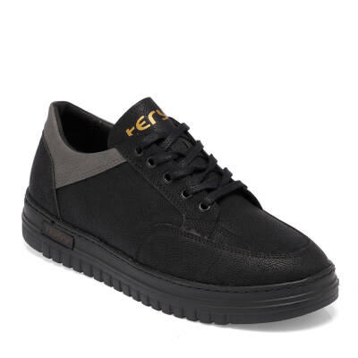  Siyah Vegan Erkek Sneaker - E23IAY110121-O3C - 1