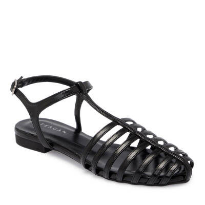 Siyah Vegan Kadın Sandalet - K24Y1SN67086-O3C 