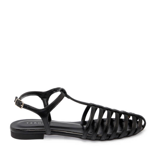 Siyah Vegan Kadın Sandalet - K24Y1SN67086-O3C - Tergan