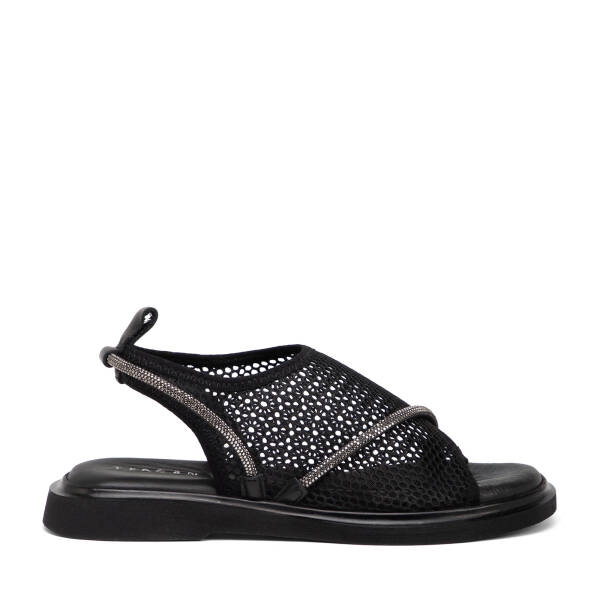 Siyah Vegan Kadın Sandalet - K25Y1SN67956-Q0V - 1