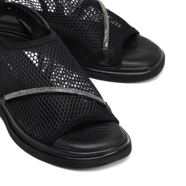 Siyah Vegan Kadın Sandalet - K25Y1SN67956-Q0V - 3