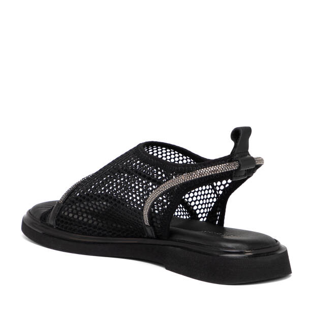 Siyah Vegan Kadın Sandalet - K25Y1SN67956-Q0V - 4