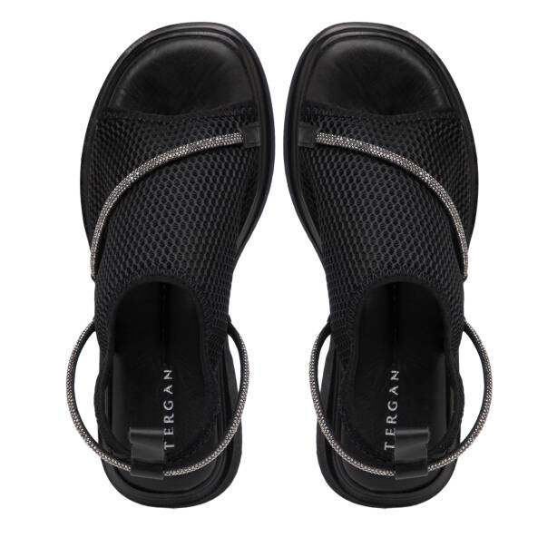 Siyah Vegan Kadın Sandalet - K25Y1SN67956-Q0V - 5