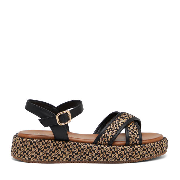 Siyah Vegan Kadın Sandalet - K26Y1SN68721-O3C 