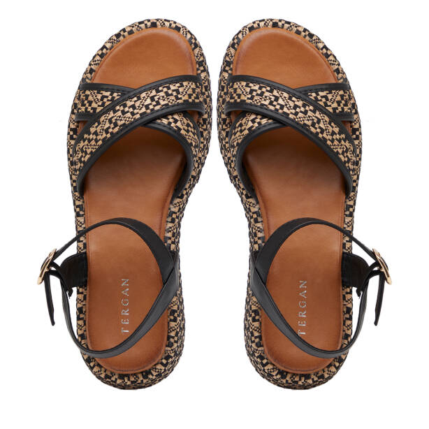 Siyah Vegan Kadın Sandalet - K26Y1SN68721-O3C - 5
