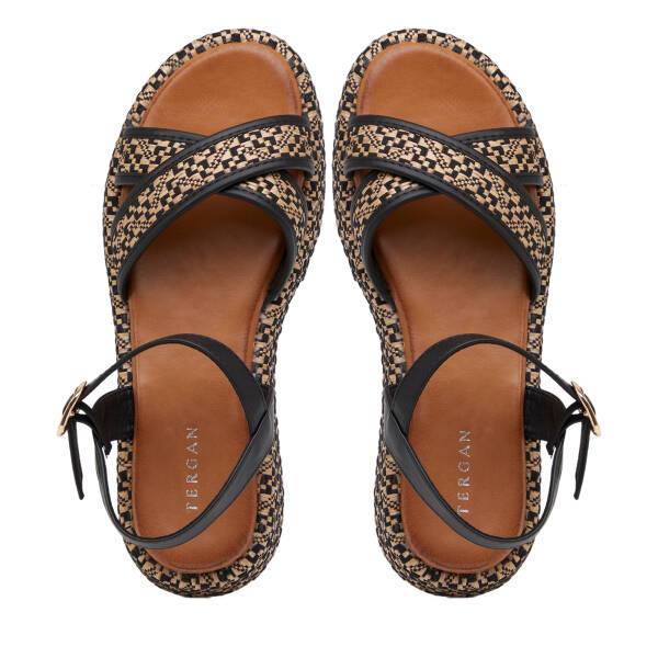 Siyah Vegan Kadın Sandalet - K26Y1SN68721-O3C - 5