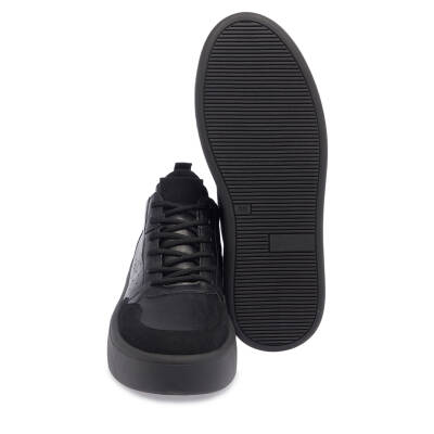  Siyah Vegan Kadın Sneaker - K23S1AY66893-D62 - 4