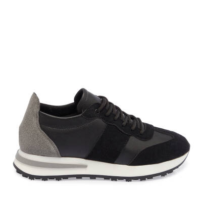  Siyah Vegan Kadın Sneaker - K24I1AY67363-O3C - 3