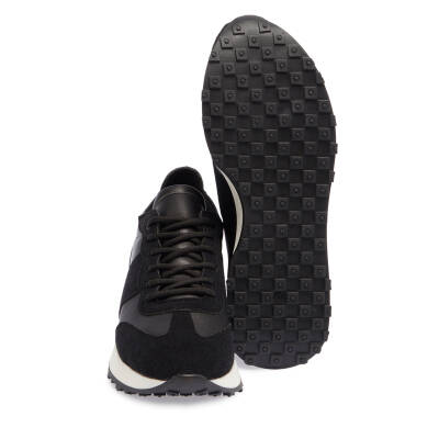  Siyah Vegan Kadın Sneaker - K24I1AY67363-O3C - 4