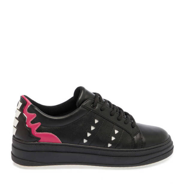 Siyah Vegan Kadın Sneaker - K24I1AY67365-O3C - 3