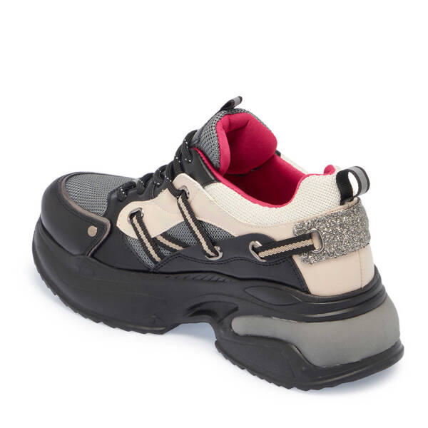 Siyah Vegan Kadın Sneaker - K25I1AY67827-O3C - 2