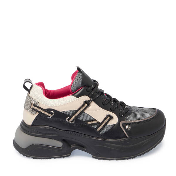 Siyah Vegan Kadın Sneaker - K25I1AY67827-O3C - 3