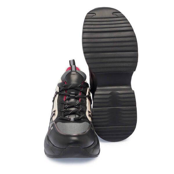 Siyah Vegan Kadın Sneaker - K25I1AY67827-O3C - 4