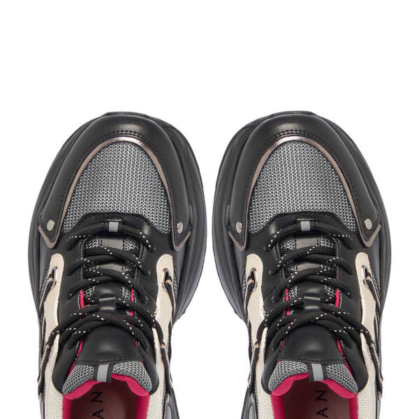 Siyah Vegan Kadın Sneaker - K25I1AY67827-O3C - 5