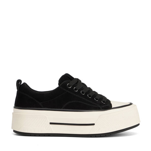 Siyah Vegan Kadın Sneaker - K26S1AY68790-O3C - 1