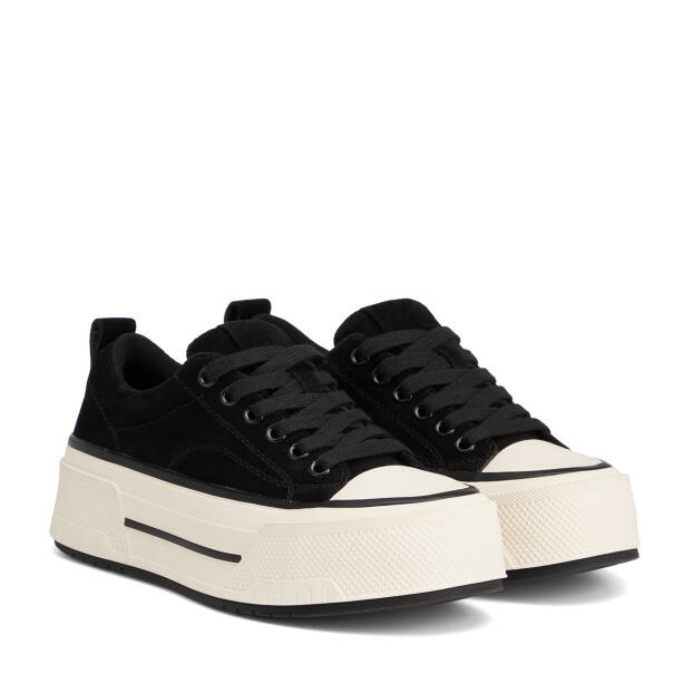Siyah Vegan Kadın Sneaker - K26S1AY68790-O3C - 2