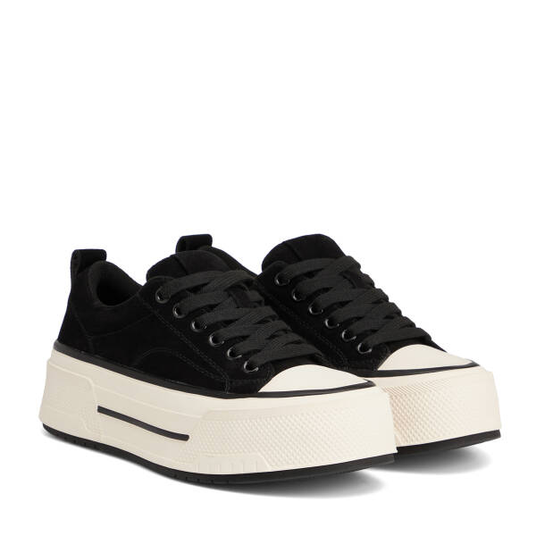 Siyah Vegan Kadın Sneaker - K26S1AY68790-O3C - 2