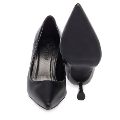 Siyah Vegan Kadın Stiletto - K24I1AY67318-O3C - 4